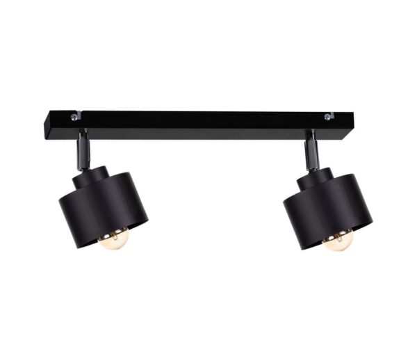 Keter Lighting Spotlámpa SIMPLY BLACK 2xE27/60W/230V