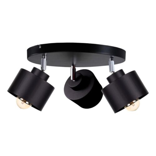 Keter Lighting Spotlámpa SIMPLY BLACK 3xE27/60W/230V á. 30 cm