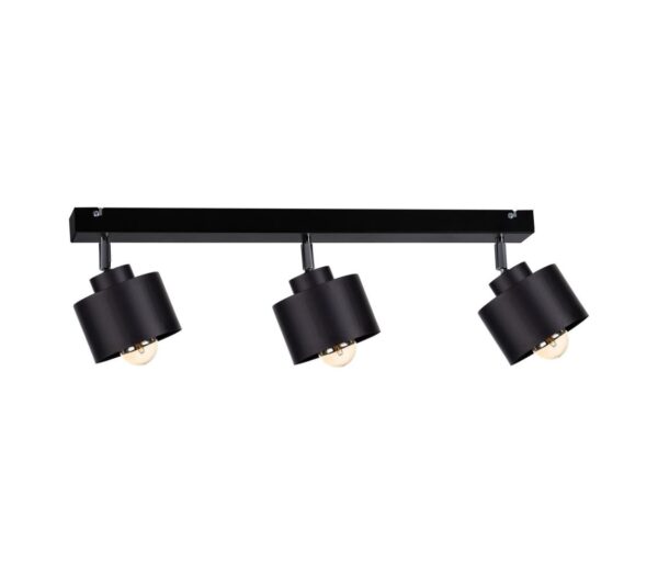 Keter Lighting Spotlámpa SIMPLY BLACK 3xE27/60W/230V