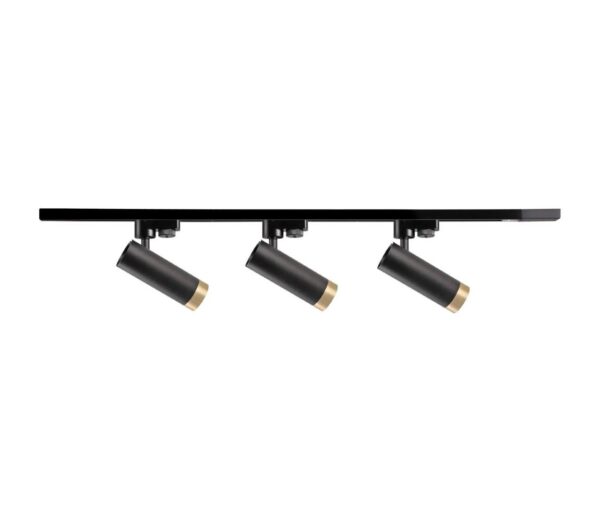 Spotlámpa sínrendszerhez FADO 3xGU10/10W/230V fekete