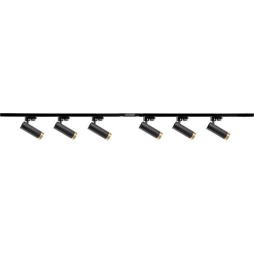 Spotlámpa sínrendszerhez FADO 6xGU10/10W/230V fekete