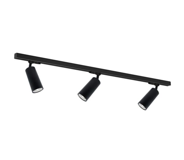Spotlámpa sínrendszerrel MICA 3xGU10/25W/230V fekete