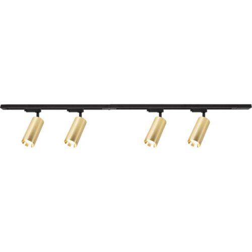Spotlámpa sínrendszerrel MICA 4xGU10/10W/230V arany/fekete
