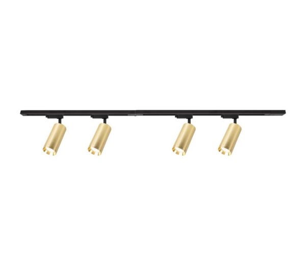 Spotlámpa sínrendszerrel MICA 4xGU10/10W/230V arany/fekete