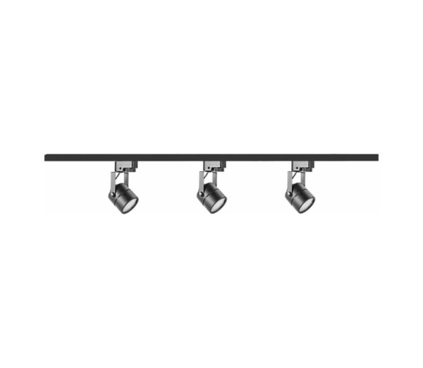 Spotlámpa sínrendszerrel PRAHA 3xGU10/10W/230V fekete
