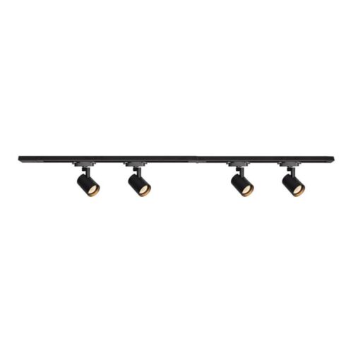 Spotlámpa sínrendszerrel VOLF 4xGU10/10W/230V fekete