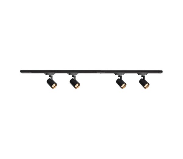 Spotlámpa sínrendszerrel VOLF 4xGU10/10W/230V fekete