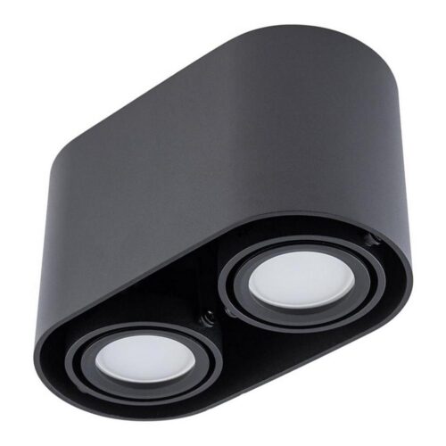 Spotlámpa SIROK 2xGU10/30W/230V fekete
