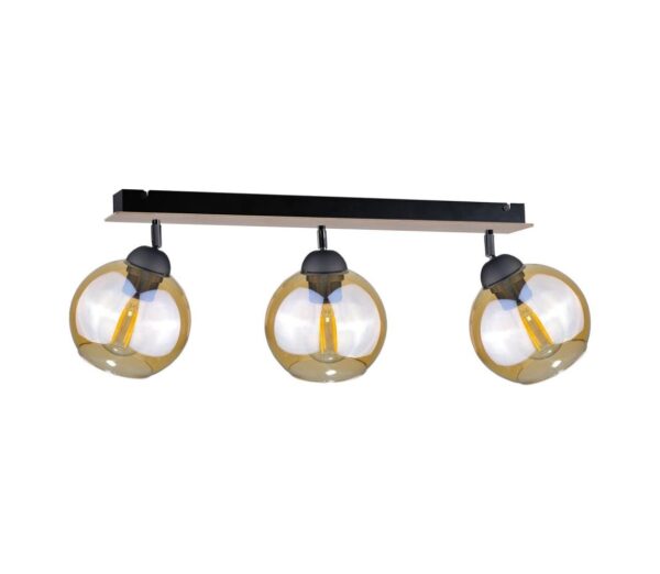 Keter Lighting Spotlámpa THEA WOOD 3xE27/60W/230V