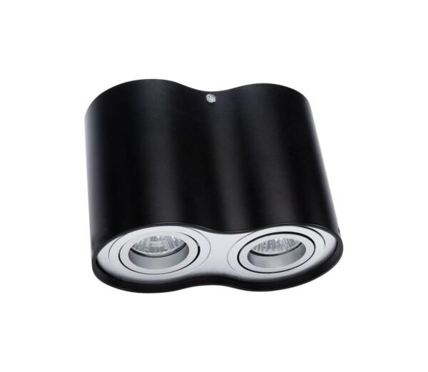 Spotlámpa TUBA 2xGU10/50W/230V fekete