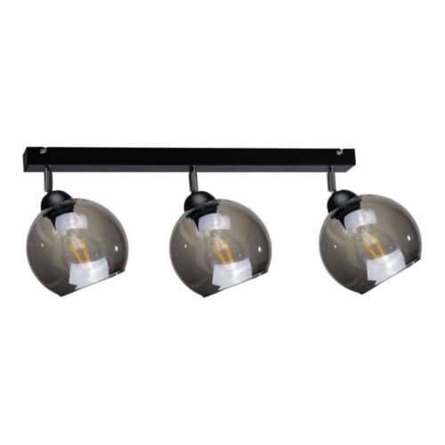 Keter Lighting Spotlámpa UNO 3xE27/60W/230V fekete