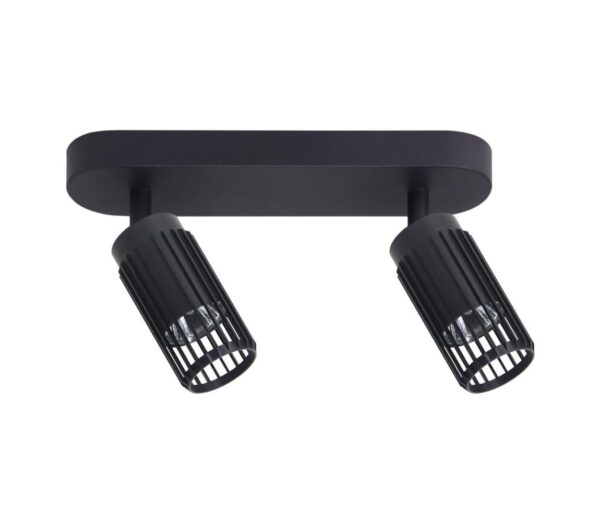 Spotlámpa VERTICAL 2xGU10/8W/230V fekete