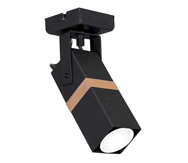 Spotlámpa VIDAR 1xGU10/25W/230V fekete