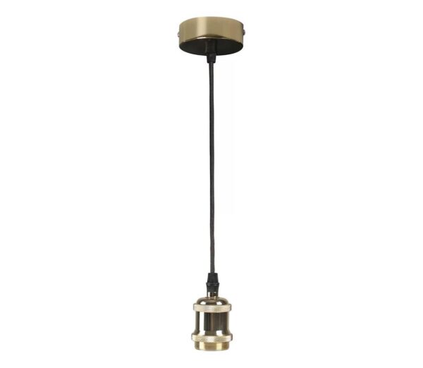 Tápkábel 1xE27/20W/230V arany