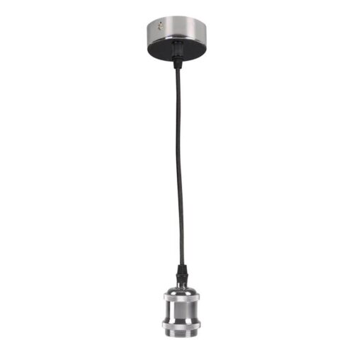 Tápkábel 1xE27/20W/230V króm