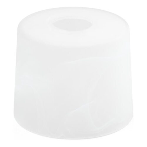 Tartalék üveg csillárhoz E27 átm. 13 cm fehér