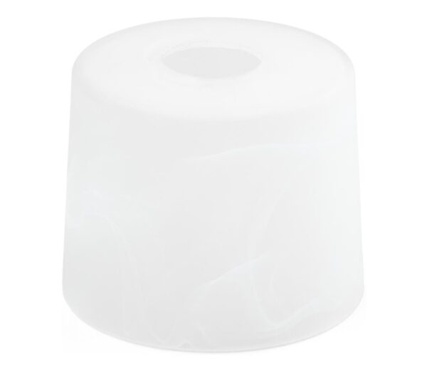 Tartalék üveg csillárhoz E27 átm. 13 cm fehér