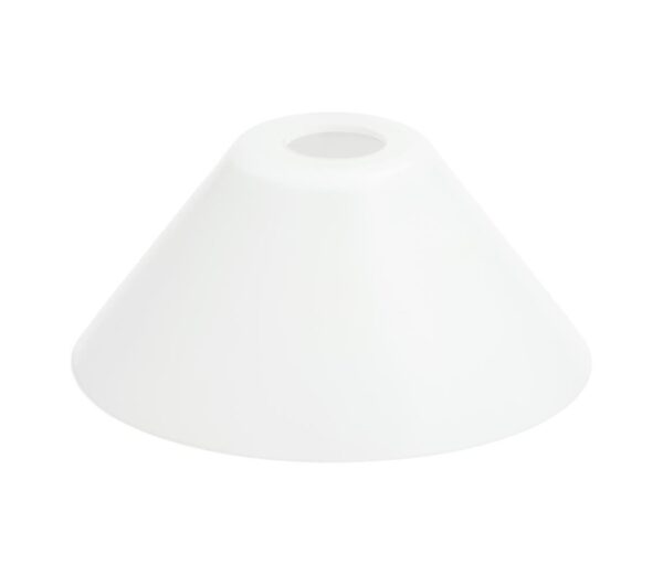 Tartalék üveg csillárhoz E27 átm. 22 cm fehér