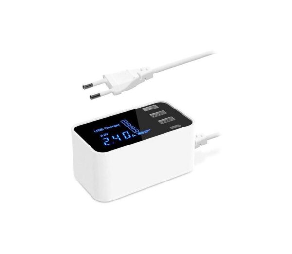 Töltőállomás 3xUSB A + 1xUSB C
