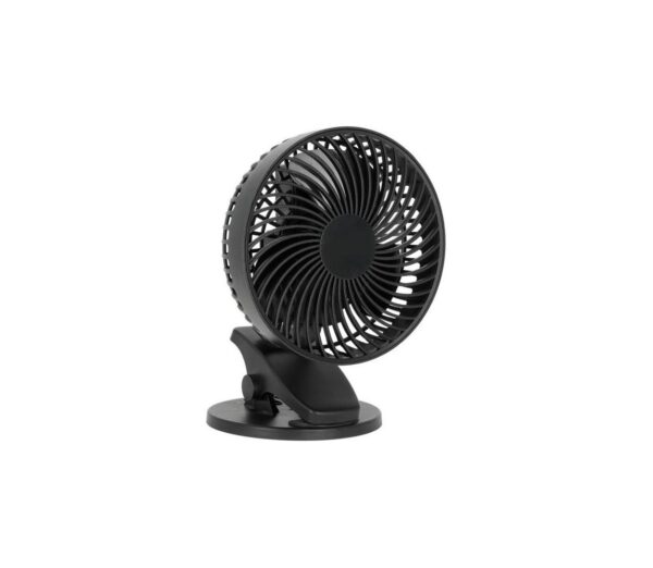 Újratölthető asztali látor klipsszel VIENTO 6W/5V 2000 mAh fekete