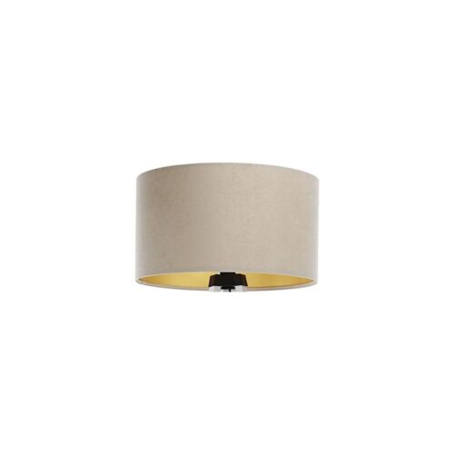 Univerzális lámpaernyő STANDART E27 átm. 45 cm bézs/arany