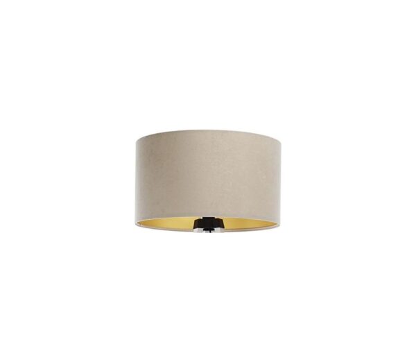 Univerzális lámpaernyő STANDART E27 átm. 45 cm bézs/arany