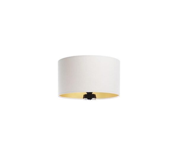 Univerzális lámpaernyő STANDART E27 átm. 45 cm fehér/arany