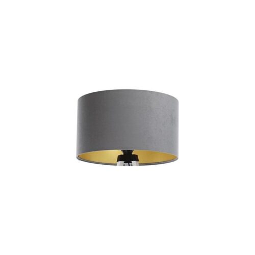 Univerzális lámpaernyő STANDART E27 átm. 45 cm szürke/arany