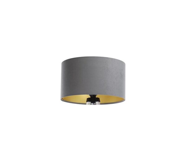 Univerzális lámpaernyő STANDART E27 átm. 45 cm szürke/arany