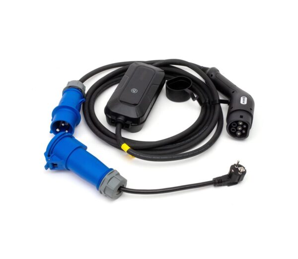 Utazási töltőállomás elektromos autókhoz EV/PHEV AC Típus 2 32A/230V 7