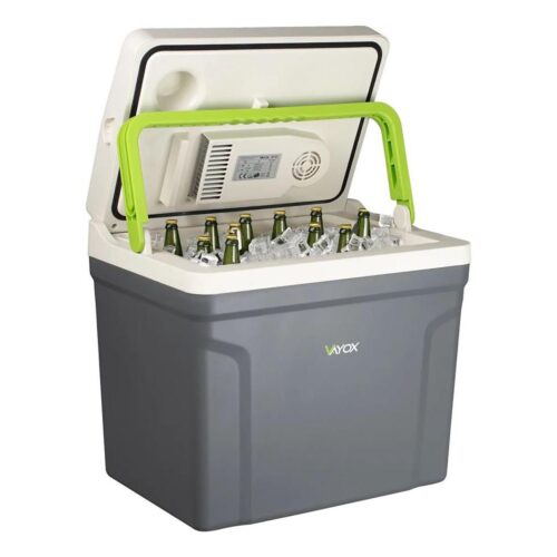 Vayox Utazó hűtő fűtési funkcióval 27 l 230V/12V/24V szürke