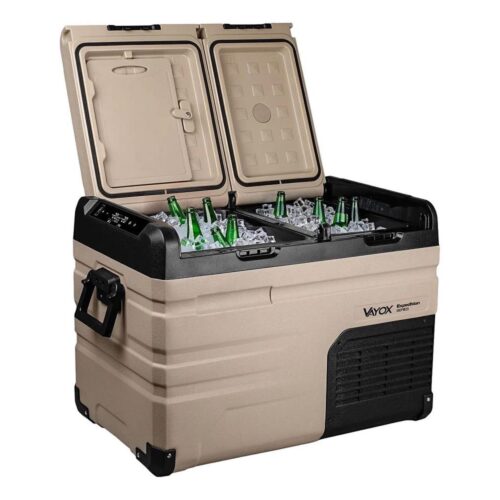 Vayox Utazó hűtő LCD kijelzővel 39 l 230V/12V/24V barna
