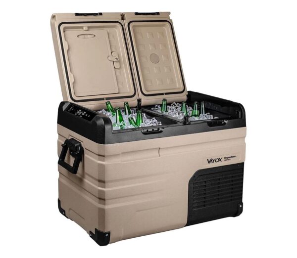 Vayox Utazó hűtő LCD kijelzővel 39 l 230V/12V/24V barna