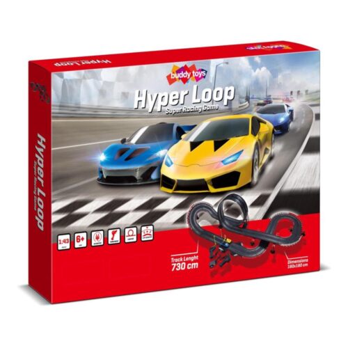 Buddy Toys Versenypálya 730 cm + távirányító