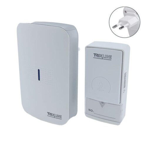 Vezeték nélküli csengő konnektorba PIEZO BELL 230V + 1x23A IP40 fehér