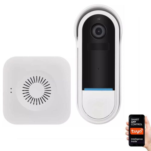 Vezeték nélküli videócsengő mozgásérzékelővel GoSmart 5V 3xAA IP65 Wi
