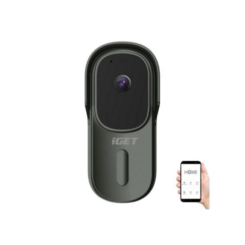 iGET Videó csengő mozgásérzékelővel Full HD 1080p 5200 mAh IP65 Wi