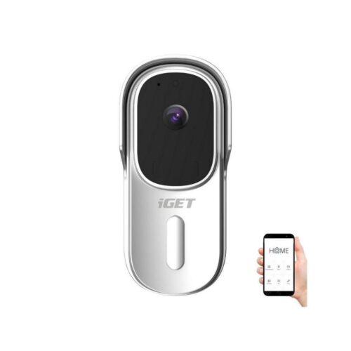 iGET Videó csengő mozgásérzékelővel Full HD 1080p 5200 mAh IP65 Wi