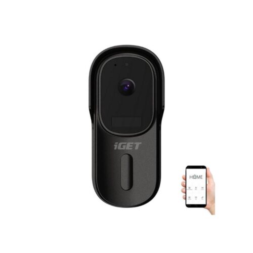 iGET Videó csengő mozgásérzékelővel Full HD 1080p 5200 mAh IP65 Wi