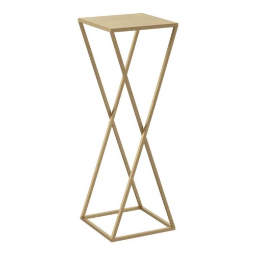 Virágállvány 70x24 cm arany