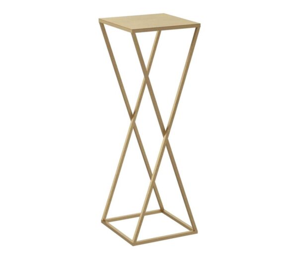 Virágállvány 70x24 cm arany