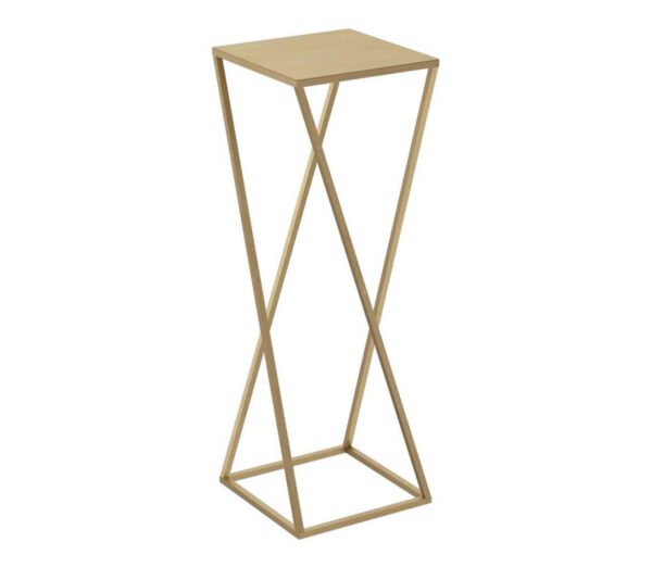 Virágállvány 70x24 cm arany