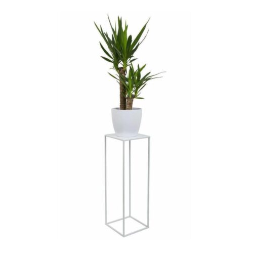 HowHomely Virágállvány 70x24 cm fehér