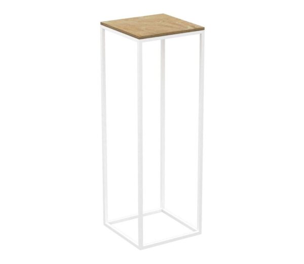 Virágállvány 70x24 cm fehér