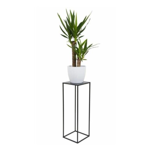 HowHomely Virágállvány 70x24 cm fekete