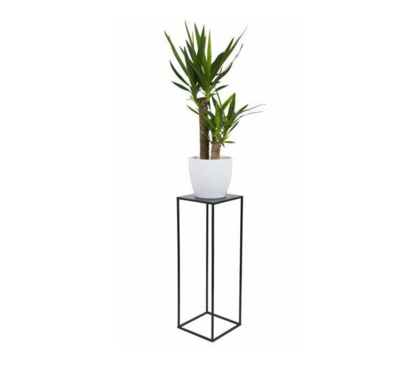 HowHomely Virágállvány 70x24 cm fekete