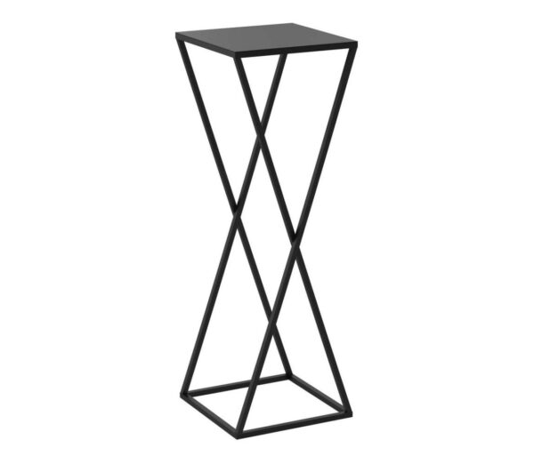 Virágállvány 70x24 cm fekete