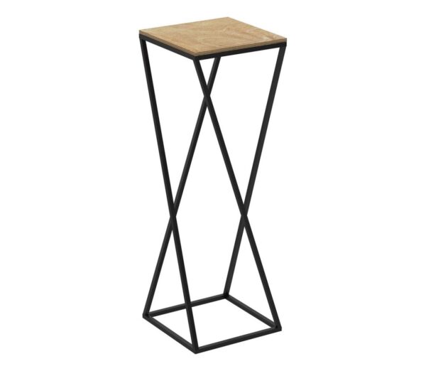 Virágállvány 70x24 cm fekete