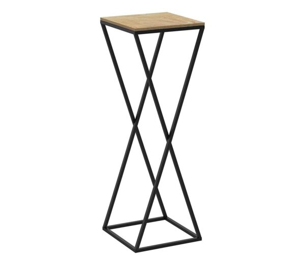 Virágállvány 70x24 cm fekete