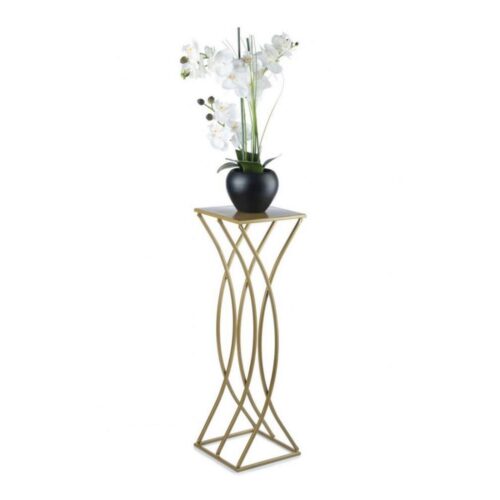 HowHomely Virágállvány 75x23 cm arany